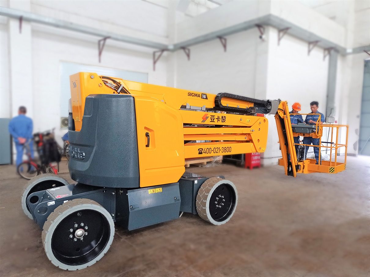 16米曲臂式升降車 16米曲臂式升降車